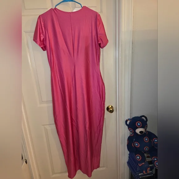 SKIMS Elegant Pink Maxi Dress - Picture 2 of 3